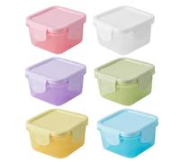 Oîte De Rangement Mini En 6 Parties, Boîte De Rangement À Haute Température, Boîte De Nourriture Fraîche, Boîte De Scellage En Plastique, Boîte D'Entrepôt Réutilisable