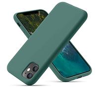 OitiYaa Coque iPhone 11, Coque en Liquide Silicone Conçue pour iPhone 11, Étui de Protection Antichoc Ultra Mince avec Doublure Douce en Microfibre Anti-Rayures, 6.1 Pouces, Vert Pin