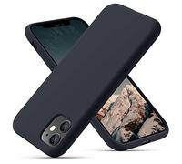 OitiYaa Coque iPhone 11, Coque en Liquide Silicone Conçue pour iPhone 11, Étui de Protection Antichoc Ultra Mince avec Doublure Douce en Microfibre Anti-Rayures, 6.1 Pouces, Noir