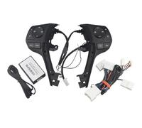 oiture Multifonction Volant Cruise Boutons Commutateur de régulateur de vitesse/adapté for Toyota Corolla E180 RAV4 2014 2015 2016 2017 2018 bouton de volant 84250-02560(1 Set Upgraded black)