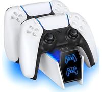OIVO Chargeur Manette PS5, 2H Rapide Chargeur ps5 avec 2 Types de Câble pour Manette PS5, Station de Chargement Compatible avec Manettes DualSense PlayStation 5