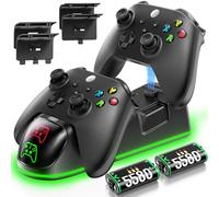 OIVO Chargeur Manette Xbox avec 2 x 5580 mWh Rechargeable Batterie Manette pour Xbox Series/One X/S/Elite Manette