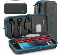 OIVO Étui de Transport pour Nintendo Switch 2025, Pochette de Transport de Voyage Portable Switch 2 Adapté au Joy-Con 2 et Adaptateur, Sac de Protection à Coque Rigide avec 24 Emplacements de Jeu