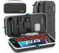 OIVO Étui de Transport pour Nintendo Switch 2025, Pochette de Transport de Voyage Portable Switch 2 Adapté au Joy-Con 2 et Adaptateur, Sac de Protection à Coque Rigide avec 24 Emplacements de Jeu
