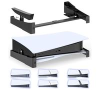 OIVO PS5 Support Horizontal, Support pour PS5 Compatible avec PlayStation 5/Slim/Pro Console Disc & Digital Editions avec Fixation à Vis, Support de Socle d’Accessoires P5 (Noir)
