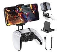 OIVO Support de téléphone portable pour manette PS5, PS5, manette PS5, smartphone, clip avec pince réglable pour Sony Playstaion 5