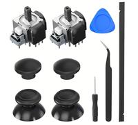 OIVO VGA DESIGN Kit Joystick Magnétique Hall Effect TMR pour Manette PS5/ Edge, Kit Réparation Complet Anti-Dérive avec Caps et Outils d’Installation, Lot de 2