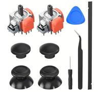 OIVO VGA DESIGN Kit Joystick Magnétique Hall Effect TMR pour Manette PS5/PS5 Edge, Kit Réparation Complet Anti-Dérive avec Caps et Outils d’Installation, Lot de 2
