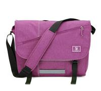 OIWAS Hommes Sac Bandoulière Sac de messager Cartable Besace Pochette pour Ordinateur 15.6 Pouces Portable Sac à Bandoulière pour l'École, le Travail et les Voyages Violet Sac d'épaule