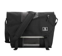 OIWAS Hommes Sac Bandoulière Sac de messager Cartable Besace Pochette pour Ordinateur 15.6 Pouces Portable Sac à Bandoulière pour l'École, le Travail et les Voyages Noir Sac d'épaule