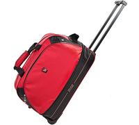 OIWAS Sac de Voyage à roulettes Trolley Bagage à Main Valise à roulettes Bagage de Cabine pour Femme Homme,50L à 60L Rouge