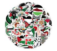 OIXEYA Paquet de 110 Pièces, Autocollants en Forme Palestinien, Sticker de Drapeau Palestine, Mini Pack Autocollant, Adapté à la Décoration d'Ordinateurs Portables