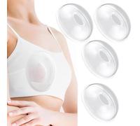 OIXYA Coupelle recueil lait maternel, contenant lait maternel, Milk Catcher, Pacifier, BPA-Free Silicone, 4 Pieces, Easy Cleaning, Discreet, Practical, Reusable