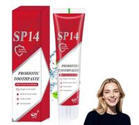 OIXYA SP-14 Dentifrice blancheur, whitening toothpaste- contient des probiotiques pour blanchir et prendre soin des dents, nettoyer en profondeur, décontaminer et rafraîchir l'haleine -100g