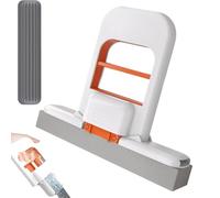 OIXYAZ Mini Serpillère Éponge De Nettoyage Portable, Usage Humide Et Sec, Petite Serpillère À Presser avec 1 Têtes D'éponge De Rechange, pour Voiture, Fenêtre, Salle Bain, Miroir