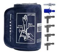 OIXYAZ Tensiomètre Brassard,Brassard Tensiomètre de Remplacement Extra Large Confortable pour Adultes aux Gros Bras, Circonférence de Bras de 22 à 52 cm, Compatible avec la Plupart des Tensiomètres