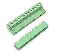 Oiyagai 10 Sets Connecteurs Bornier à Vis PCB - Bloc Terminal 13 Broches, Pas 5.08 mm, Male + Femelle, 300V 15A pour Alimentation, Signal, DIY & Projets Électroniques