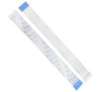 Oiyagai 20pcs Câble Plat Flexible, 16 Broches 0,5mm Pas 150mm FPC FFC Ruban Flexible pour Écran LCD TV, Lecteur DVD, Ordinateur Portable (Type B)