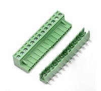 Oiyagai 5 Ensembles Borniers Enfichables PCB 13 Broches Pas 5,08 mm - Angle Droit, Connecteurs À Vis 300V 15A pour Arduino, Modules De Puissance et DIY