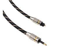 Oiyagai Câble Audio Numérique Optique Toslink vers Mini Toslink, OD 6.0, 2M / 6.4FT