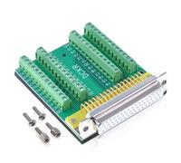 Oiyagai Connecteur DB50 D-Sub Femelle 50 Broches Sans Soudure Carte de Dérivation à Bornes à Vis pour PLC CNC Contrôle Industriel