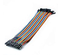 Oiyagai Dupont Line 3 ensembles/120 pcs 20 cm Femelle vers Femelle Jumper Wire Dupont Cable pour DIY Arduino Raspberry Pi