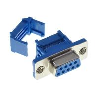 Oiyagai Lot de 10 Connecteurs DB9 IDC Femelle - Type à Sertir 2.54 mm pour Câble Nappe, Interface Série RS232, Adaptateur D-Sub 9 Broches