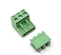 Oiyagai Lot de 20 Connecteurs à Vis PCB 3 Broches, 5,08mm, Mâle et Femelle