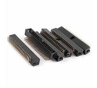 Oiyagai Lot de 20 Connecteurs IDC 40 Broches 2,54 mm - Embase à 90° Double Rangée pour Montage PCB, Prototypage & Interface JTAG