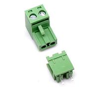 Oiyagai Lot de 20 Ensembles de Blocs de Bornes à Vis, 2 Broches, 5,08mm, Mâle et Femelle pour PCB