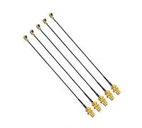 Oiyagai Lot de 5 Câbles d'Extension IPX U.fl vers SMA Femelle pour Cartes Mini PCIe Xbox (15cm/5,9")