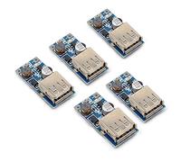 Oiyagai Lot de 5 Modules de Conversion DC-DC PFM 600MA, Boost Step Up USB Charger 0.9V-5V à 5V pour Alimentation