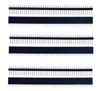 Oiyagai Lot de 60 Broches de Connexion 2.54mm Mâle et Femelle pour Bouclier Prototype Arduino