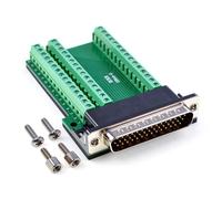Oiyagai Module Connecteur DB44 Mâle avec Bornier à Vis 44 Broches D-SUB Adaptateur sans Soudure Montage PCB avec Vis et Écrous pour Contrôle Industriel 1 pièce