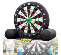 Oiyekntd Cible de Football Gonflable géante, idéale pour Les fêtes de Famille, Le Carnaval, avec 8 balles et Un souffleur. B-3M/10FT