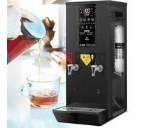 Oiyekntd Distributeur d'eau Chaude Professionnel 45 l/h - Chauffe-Eau électrique de comptoir à Chauffage progressif pour thé, café et Desserts dans Les hôtels, avec écran LCD filtrant. Black