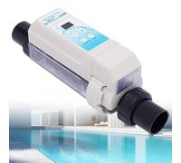 Oiyekntd Générateur de Chlore au sel pour piscines, système de chloration Automatique au sel pour piscines, Machine de génération de Chlore au sel pour spas et jacuzzis 68M³/16g/h