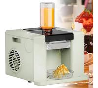 Oiyekntd Machine à glaçons Automatique en Forme de Flocons de Neige, broyeur électrique coréen pour granités avec Nettoyage Automatique, Machine à Smoothies, 60 kg/Jour, Refroidissement par air Green