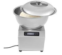 Oiyekntd Pétrin Professionnel, Machine à pétrir électrique à Spirale avec Bol, Couvercle et minuterie, en Acier Inoxydable à Double Rotation, pour Boulangerie, Pizzeria et Restaurant 5KG/11LBS