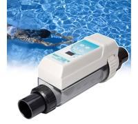 Oiyekntd Système Automatique de chloration au sel, générateur de Chlore pour piscines, Machine de génération de Chlore au sel pour spas et jacuzzis 68M³/16g/h