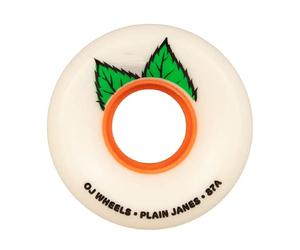 OJ Soft Wheels Jane Keyframe 87a Roues de Skateboard Unisexe, Blanc, 54 mm