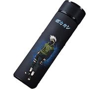 OJABHSH Bouteille d'eau pour Anime Naruto, bouteille d'eau isotherme en acier inoxydable, accessoire de camping portable pour cadeau d'anniversaire (E)