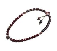 OJHFJMGH Bracelets de chapelets, Bracelet de perles en bois double couche 8 mm, délicat bracelet prière bouddhiste for le yoga, la méditation et chant Mala