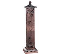 OJHFJMGH Brûleur d'aromathérapie, Support d'encens rétro en Bronze Portable, Rangement d'aromathérapie, décoration de Salon thé