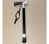 OJHFJMGH Canne Blanche， Canne de Marche Pliable for Hommes et Femmes. Réglable, poignée Ergonomique Confortable, Base à Quatre Embouts pivotants