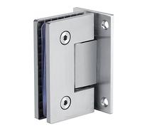 OJHFJMGH Charnières en Verre, Pince de Porte Salle Bains en Acier Inoxydable, Douche à 90 degrés, Support sans Cadre, raccords Verre, charnière