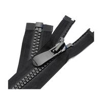 OJHFJMGH Fermetures à glissière, Fermetures éclair Doubles à Ouverture Facile, Grandes et Double Sens, for Vestes tentes, Accessoires de Couture(KY932 Black,95CM-NO8)