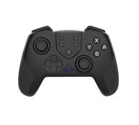 Oji Nova Manette pour Switch, Sans Fil pour Switch/Switch 2/Switch Lite/Switch OLED, Manette Pro avec ONE KEY WAKE UP, Turbo, Vibration Réglable, 6 Axes + 2 Boutons Arrière (Noir)