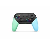 Oji Nova Manette Pro Sans Fil Compatible Nintendo Switch/OLED/Lite - Contrôleur Bluetooth Haute Précision, Double Vibration, Gyroscope, Autonomie Longue Durée (Rouge Bleu)