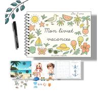 Oji Nova Mon Livret Vacances Dès 3 Ans - Cahier d’Activités Été pour Enfants | Jeux, Coloriages, Autocollants, Apprentissage & Détente | Format Ludique et Illustré | Idéal pour Les Vacances